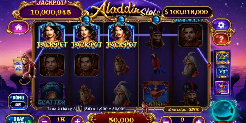 Thông tin cơ bản về tựa game nổ hũ Aladdin 